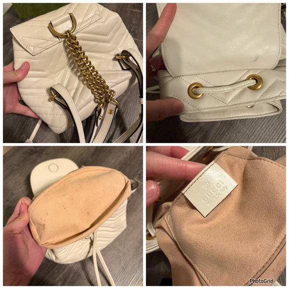 Gucci Marmont Mini Drawstring Backpack - Picture 13 of 17